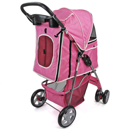 Pet Stroller (Pink)