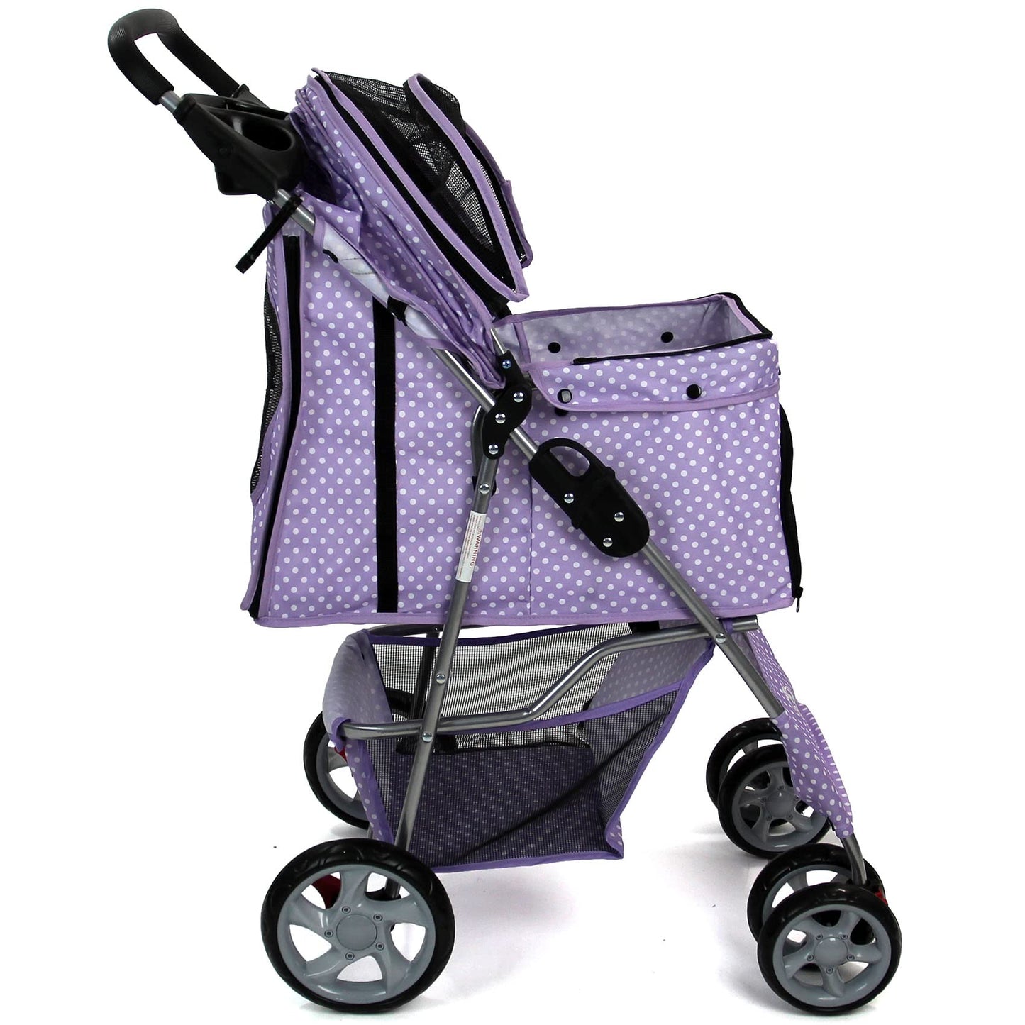 Pet Travel Dog Stroller Pushchair Available in 7 Colours (Purple)