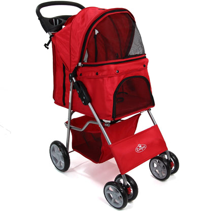 Pet Stroller (Red)