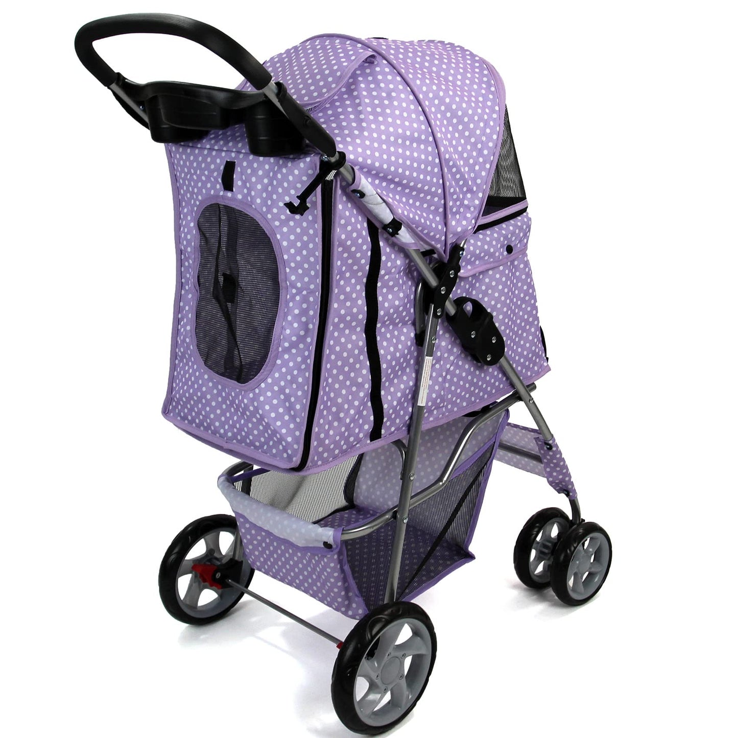 Pet Travel Dog Stroller Pushchair Available in 7 Colours (Purple)