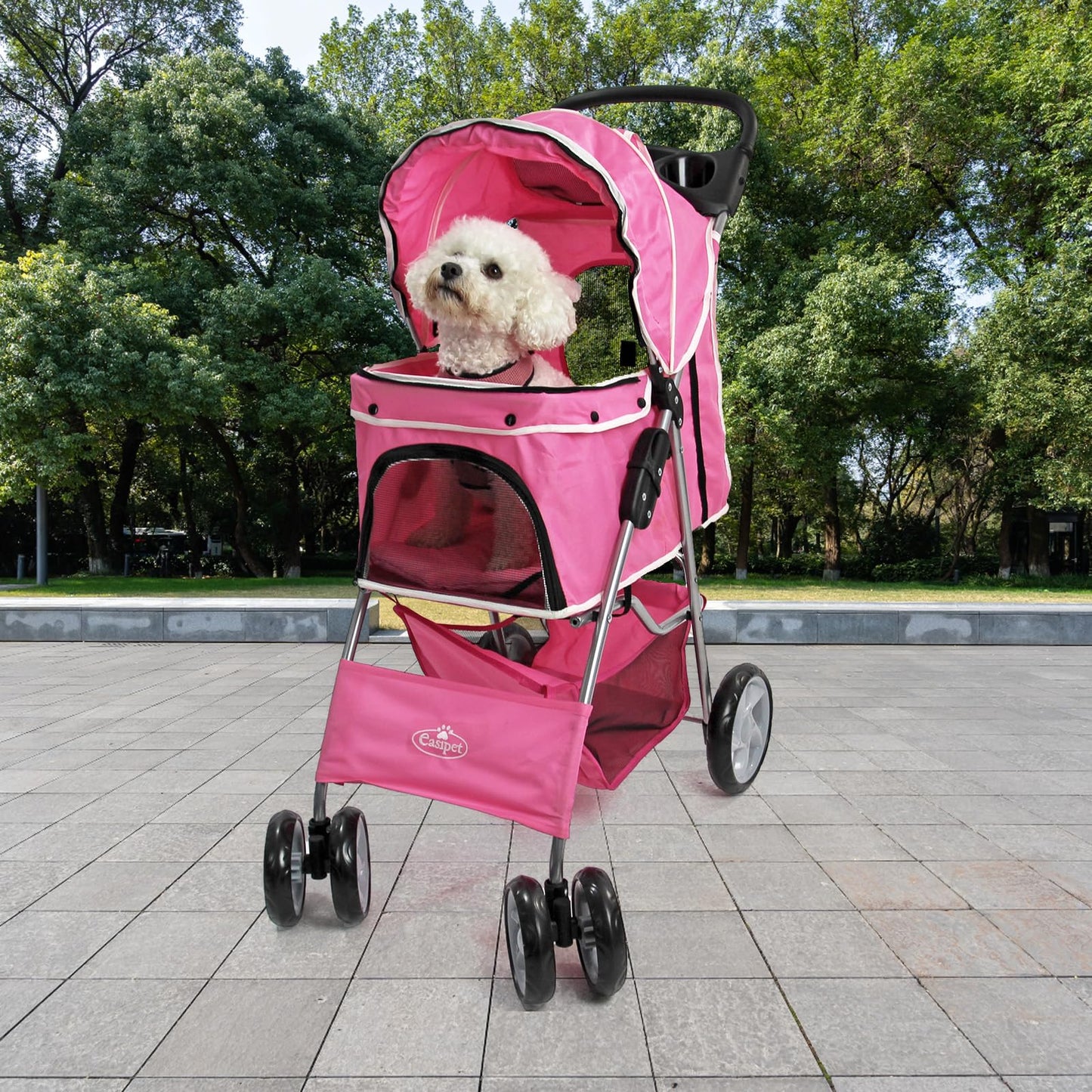 Pet Stroller (Pink)