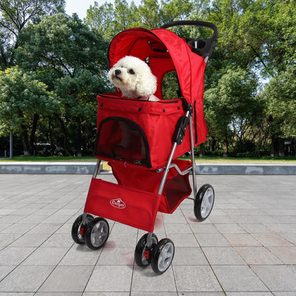 Pet Stroller (Red)