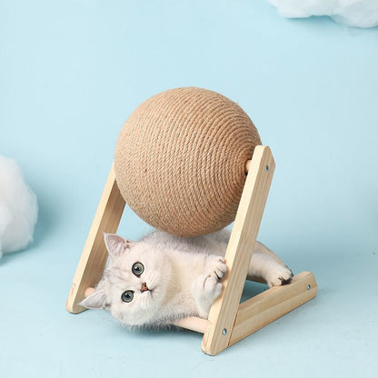 Cat Scratching Ball