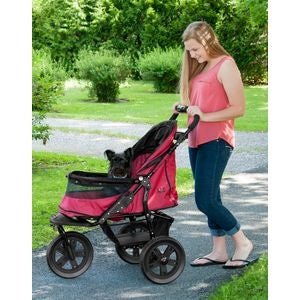 AT3 No Zip Stroller- Rugged Red