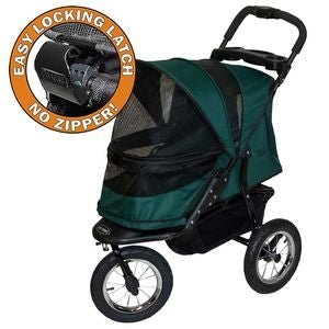 Jogger No-Zip Pet Stroller - Forest Green