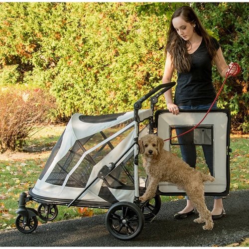 NO-ZIP Expedition Pet Stroller - Fog